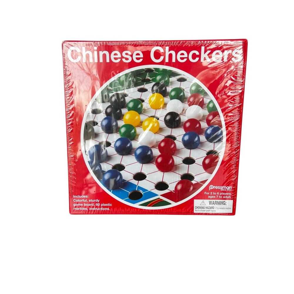 Chinese Checkers Board Game Pressman Sealed Vintage‎ Classic Family Game